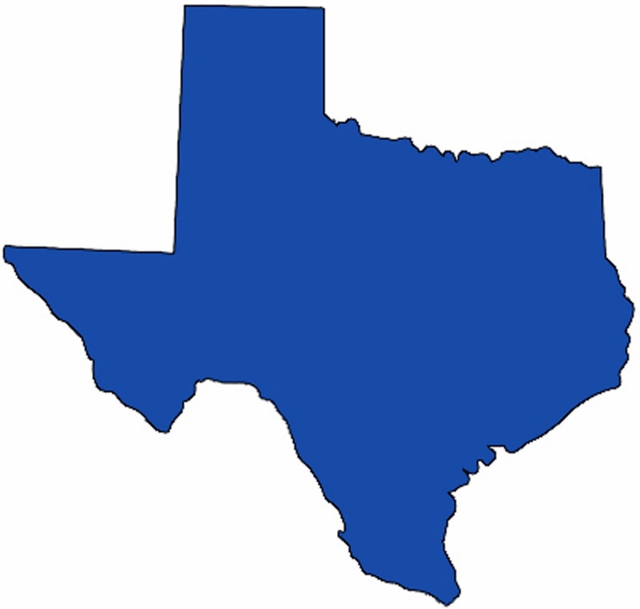 State Of Texas Map Clipart
