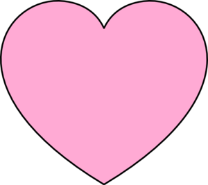 Light Pink Heart Clip Art - vector clip art online ...