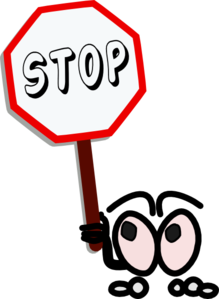 Stop And Think Clipart