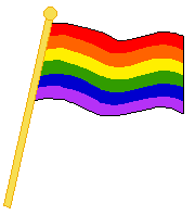Pride Clip Art - Rainbow Hearts With Hands - Rainbow Flags