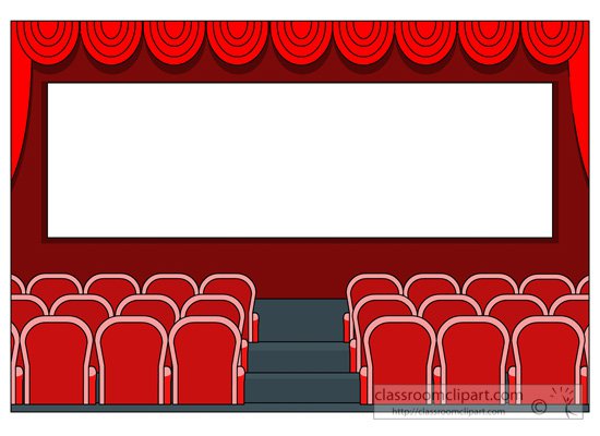 482 views Movie theater clipart