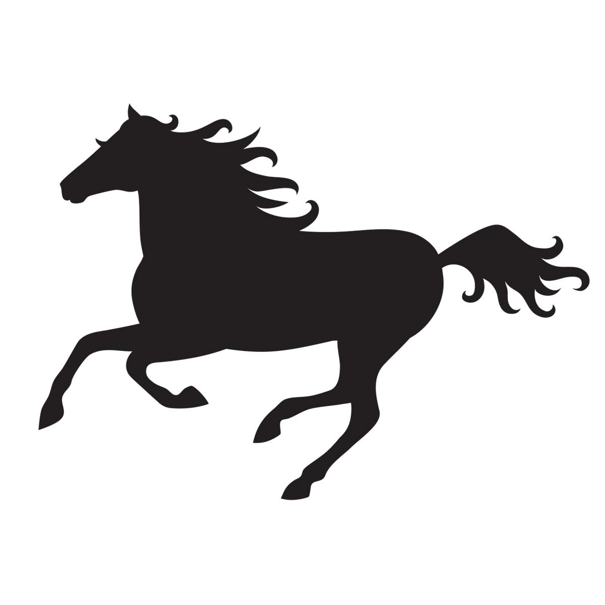 Horse Stencil - ClipArt Best