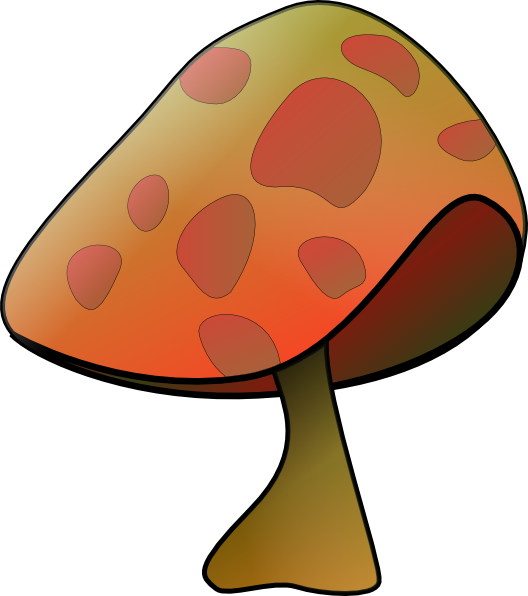 red mushroom clipart - photo #33