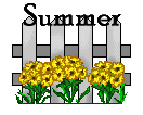 Summer Clip Art - Summer Flowers - Summer Titles