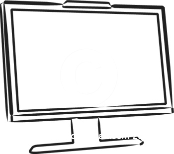 Computer Screen Clipart