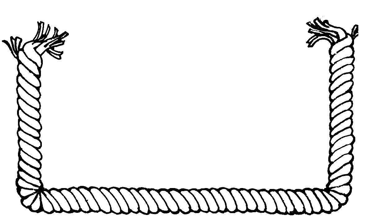 Lasso rope clipart outline