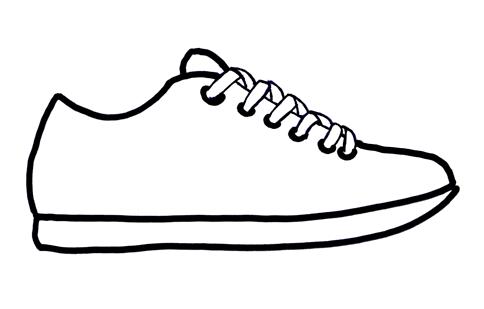 Outline Of Shoe | Free Download Clip Art | Free Clip Art | on ...