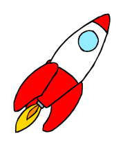 Moving Animated Rocket Clipart