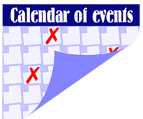 Calendar Of Events Clipart