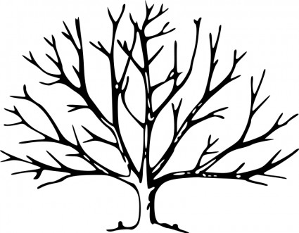 Outlines Of Trees | Free Download Clip Art | Free Clip Art | on ...