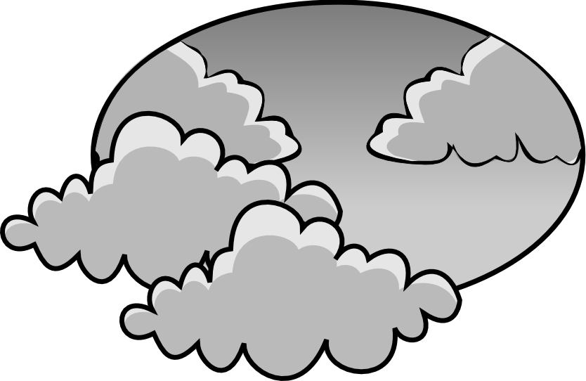 Gray Cloudy Clipart