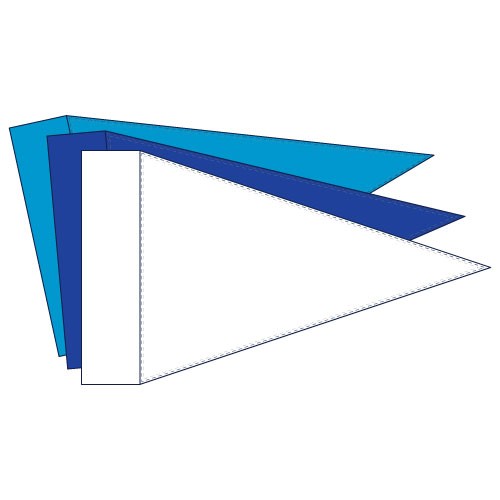 Blank Nylon Triangle Pennant - Business & Promotional Flags - Flags