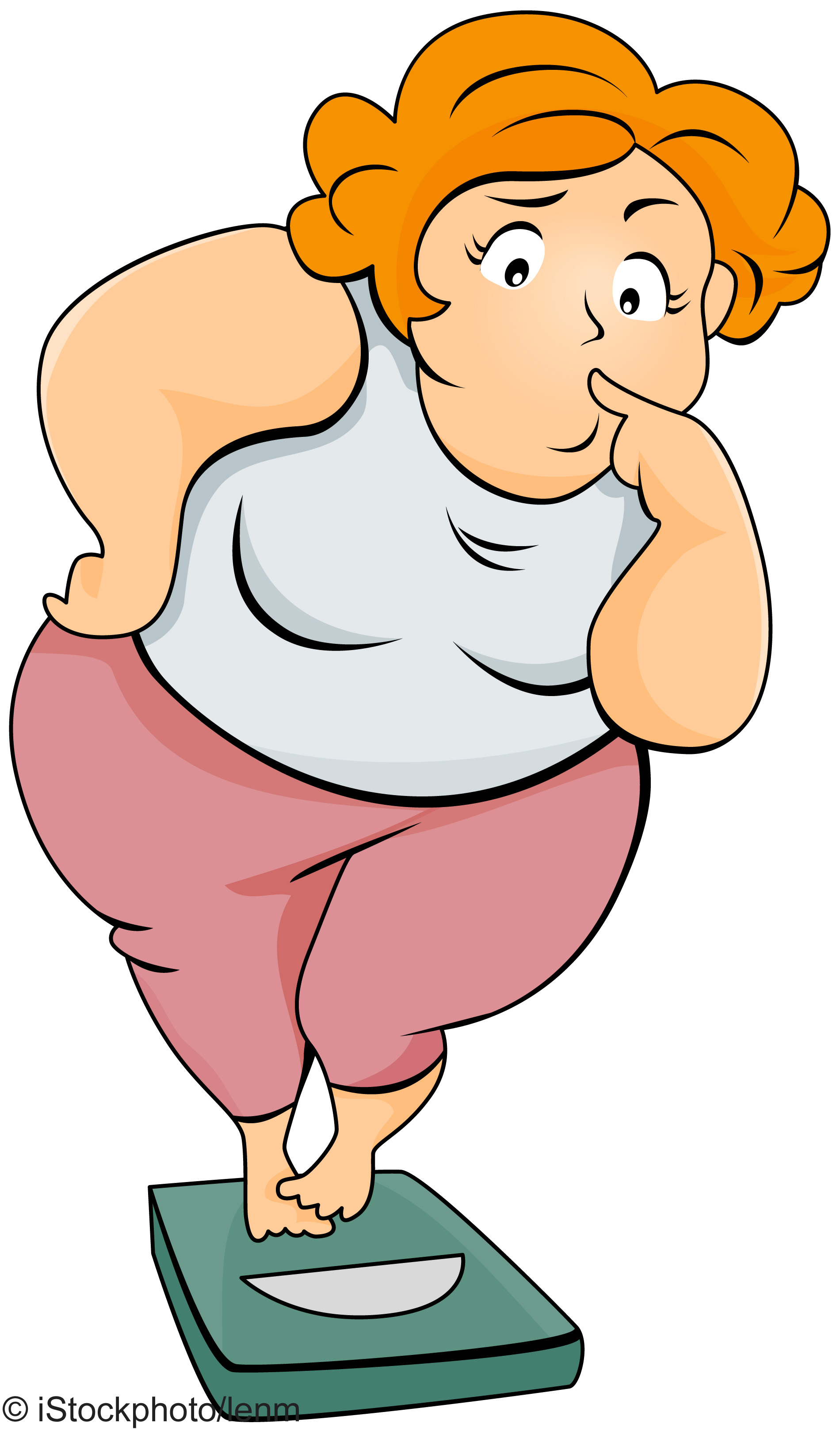 Clip Art Fat Lady 4