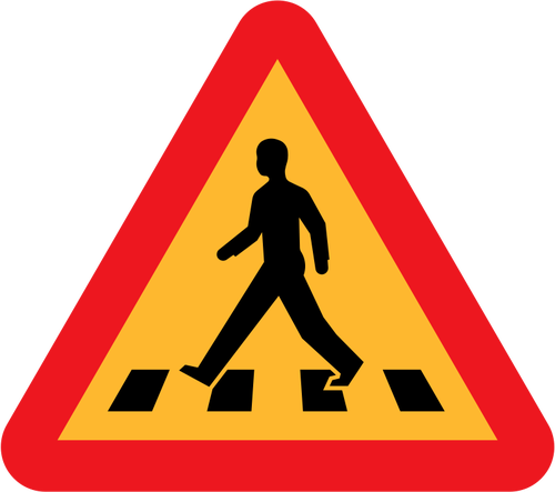 School crossing sign | Public domain vectors