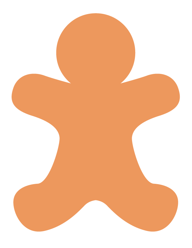 Gingerbread Man Templates - Gift of Curiosity