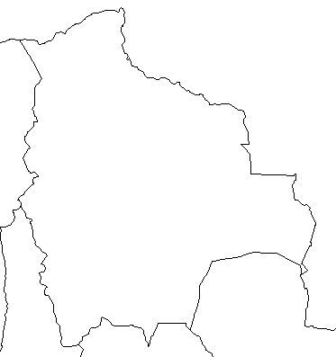 Geography Blog: Bolivia - Outline Maps
