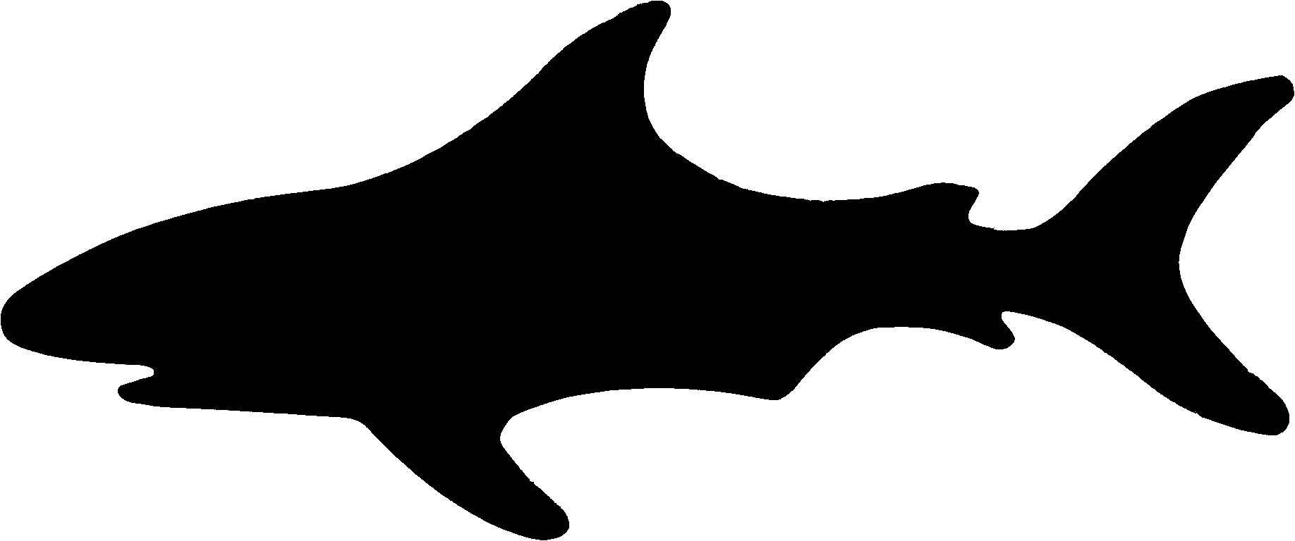 Shark Silhouette Clip Art – Clipart Free Download