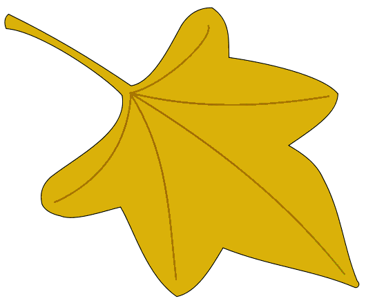 yellow leaf clip art - photo #27