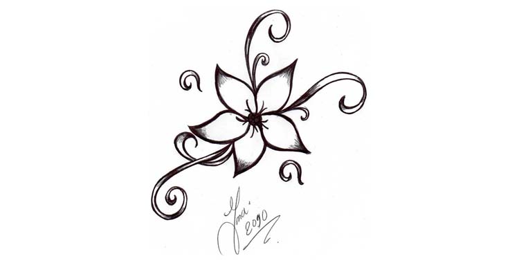 clipart flower tattoos - photo #44