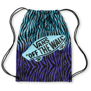 Vans Blue Purple Zebra Print Drawstring Bag - Polyvore