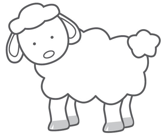 Lamb outline sheep clip art free clipart images image #19023