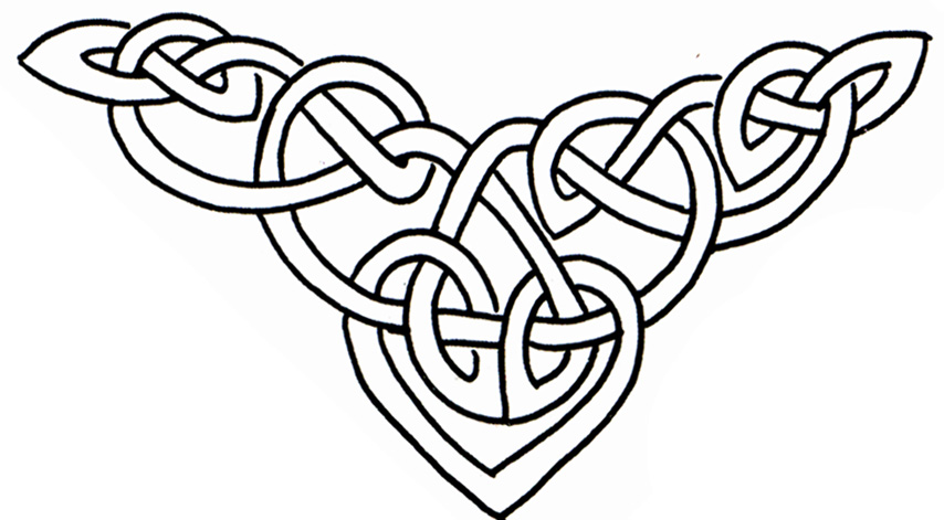 Blacklight Celtic Heart Tattoo Design | Fresh 2017 Tattoos Ideas