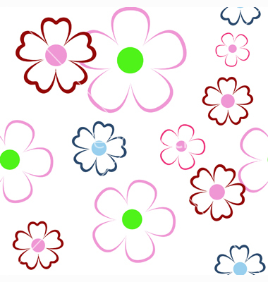 10 Simple Flower Vector Images - Simple Flower Pattern, Simple ...