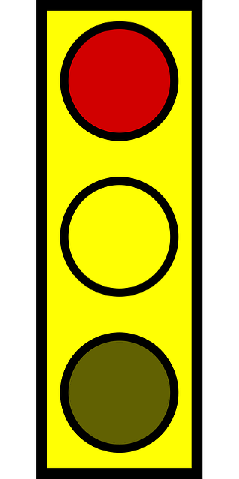 clipart traffic light yellow - photo #50