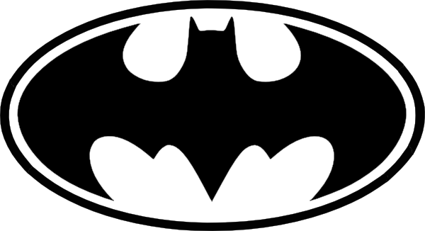 Batman logo clipart