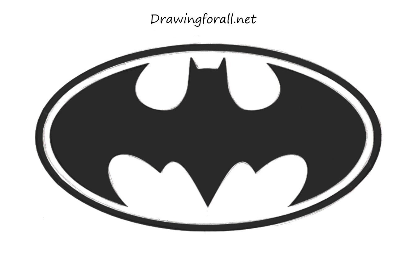 How To Draw Batman's Logo | DrawingForAll.net