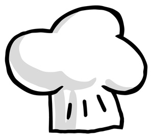 Cartoon chef hat clipart