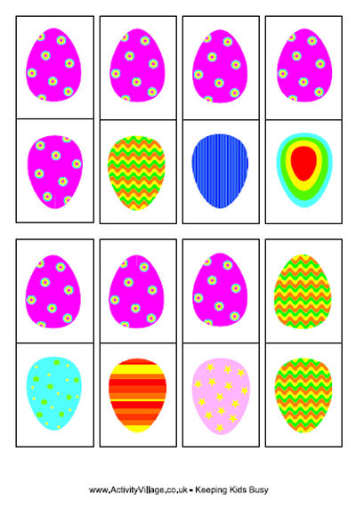 Easter Egg Matching Game