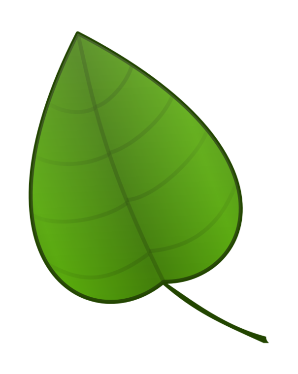 Green Leaf Clipart - Tumundografico