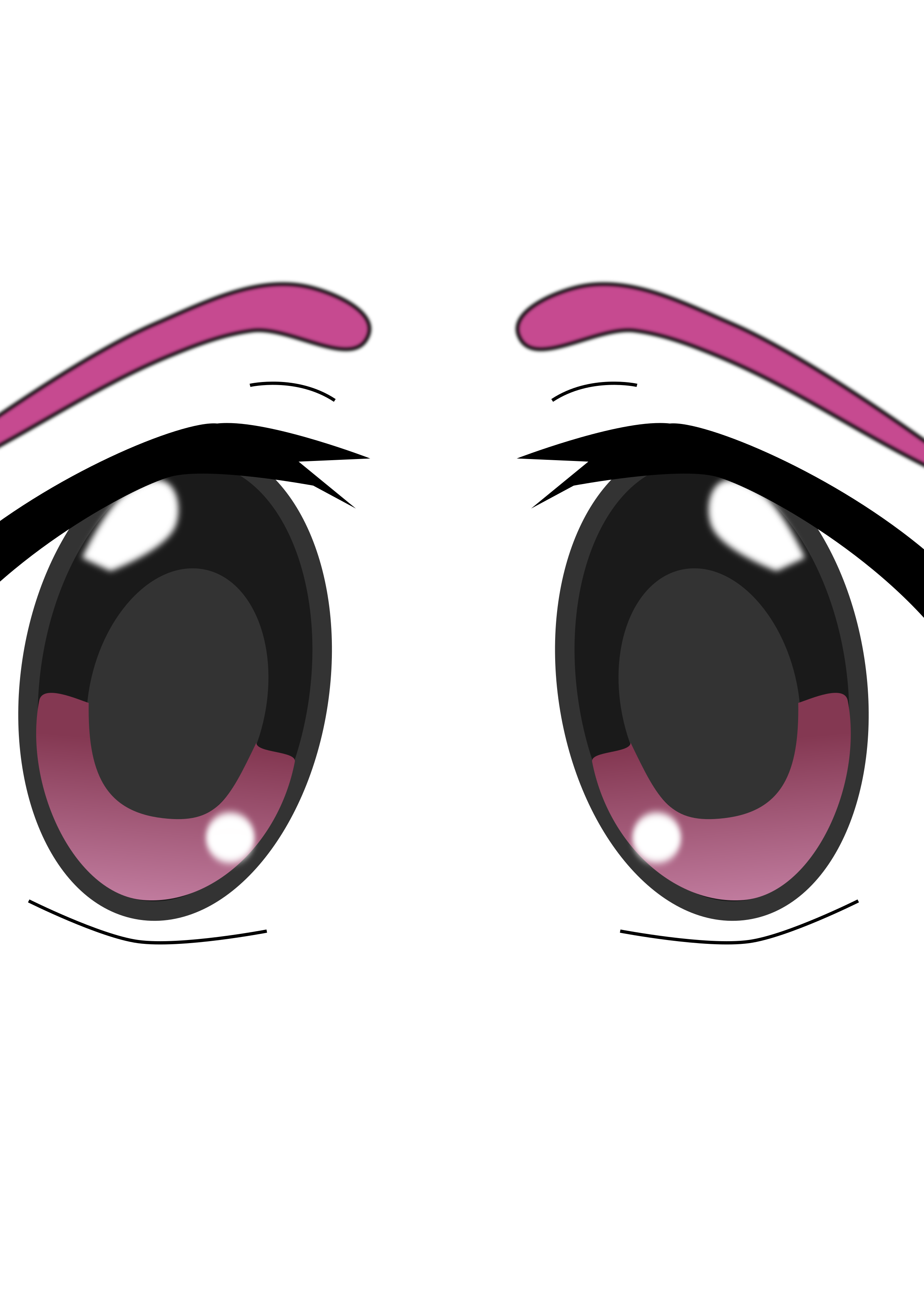 Png Anime Eyes Eyelash Clipart Eyelid Transparent.
