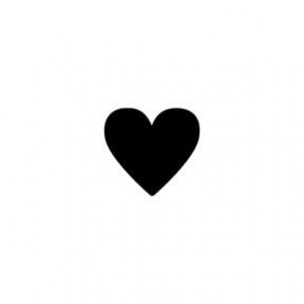 Simple Black Heart Silhouette Icon Download Free Icons Clipart ...