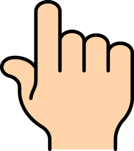 Pointer Finger Clip Art - vector clip art online ...
