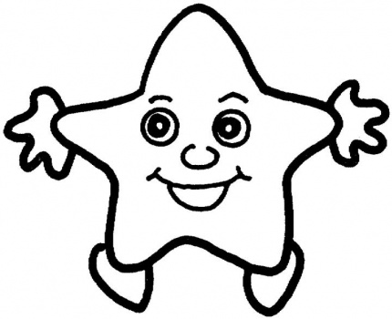 Smiling Star coloring page | Super Coloring
