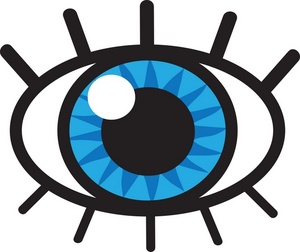 Eyeball Clipart Image - Shiny Eyeball