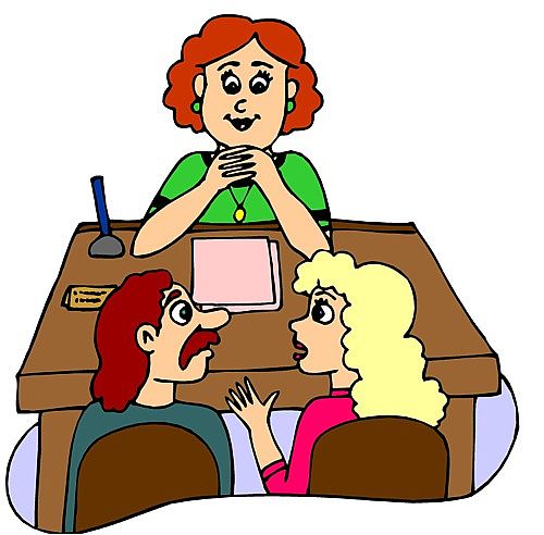 clipart of teacher and parents - photo #2