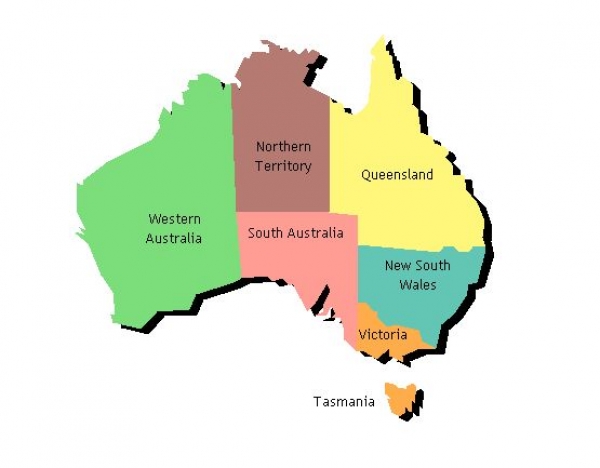 How To Draw Australia Map