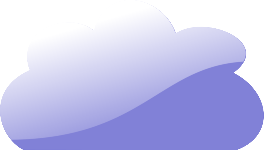 Glassy Blue Cloud SVG Vector file, vector clip art svg file ...