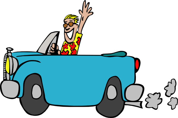 Getting About Independently. Cartoon Car 1 – Manavgat and Side Post