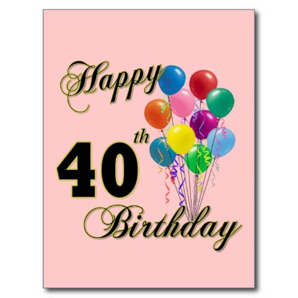 clip art 40th birthday free - photo #8