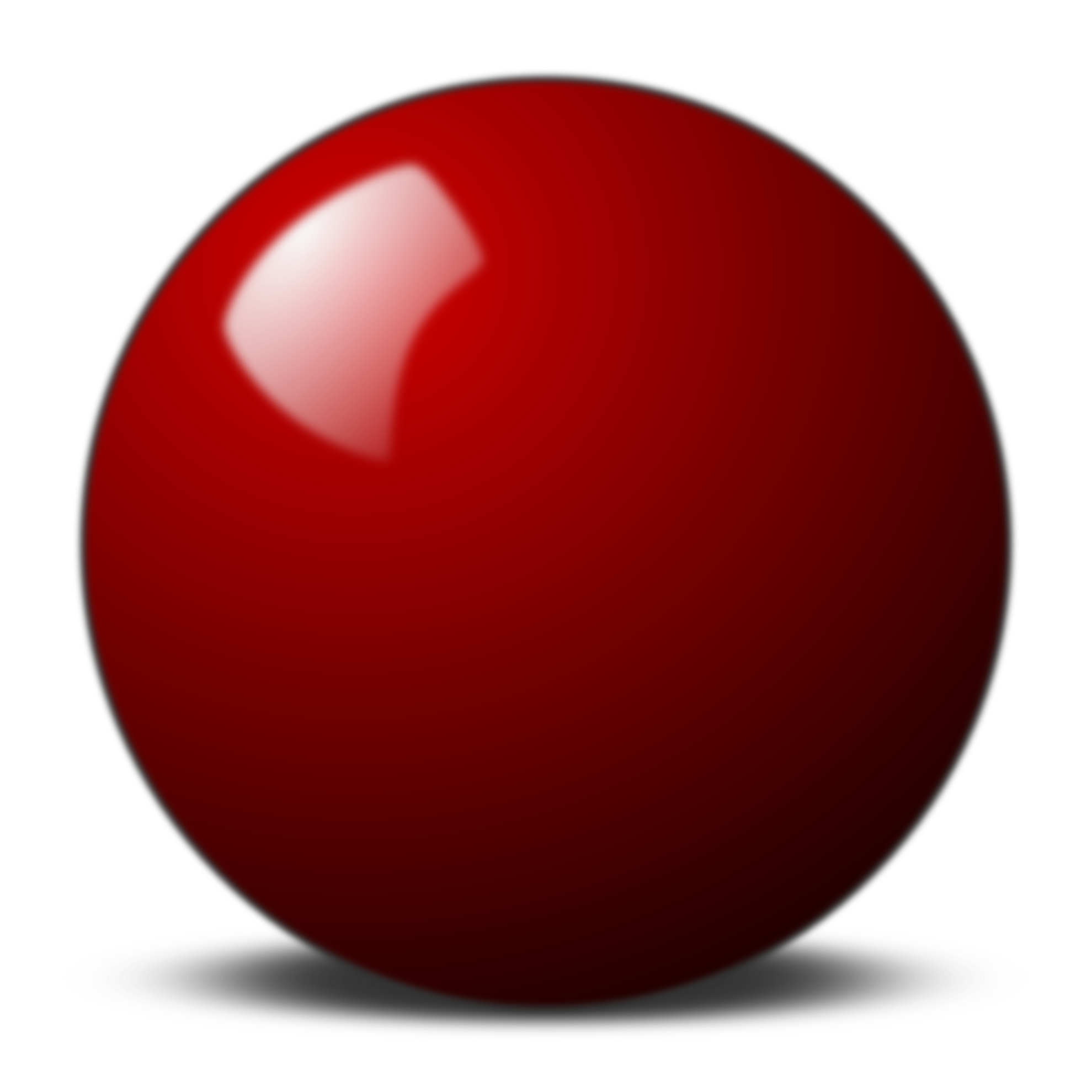 red snooker ball SVG