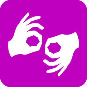 Bright Purple Background Terp Hands clip art - vector clip art ...