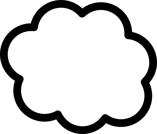 Cloud coloring pages