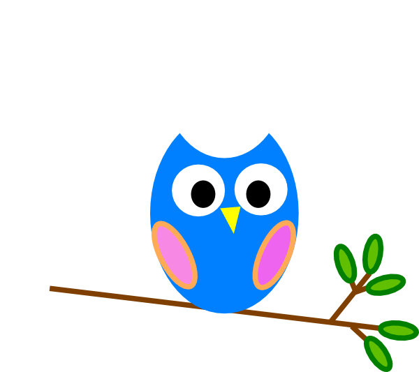 Blue Owl Clip art - Vector graphics - Download vector clip art online