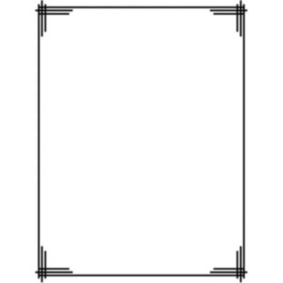Frame Decorative Page Borders and Frames - deco line corners ...