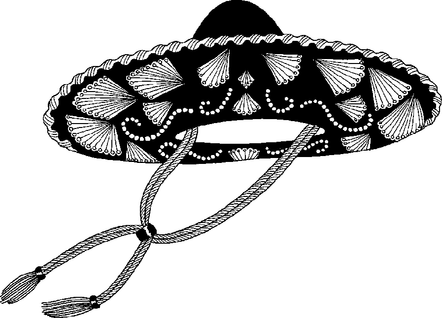 mariachi hat clipart - photo #8