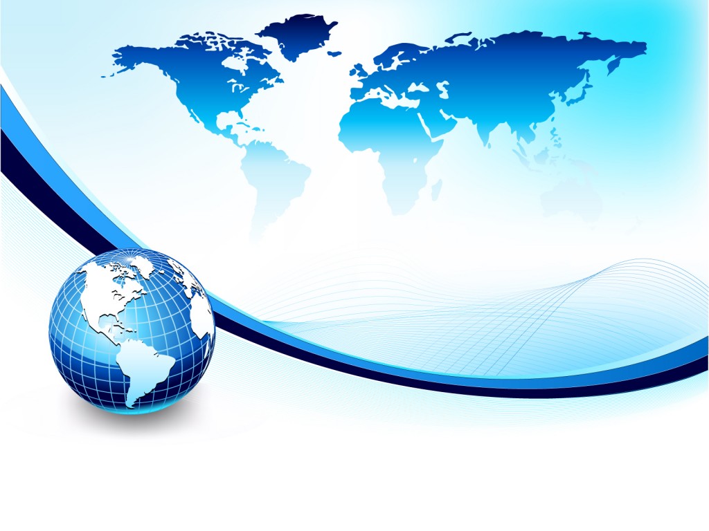 3d Blue Globe Powerpoint PPT Backgrounds - 3D, Blue, Business ...